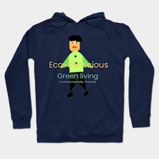 Earthly Elegance: Eco-Conscious T-Shirt Design Hoodie